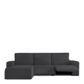 Right short arm chaise longue cover Eysa JAZ Dark grey...