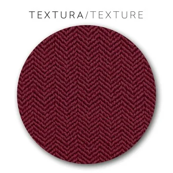 Left long arm chaise longue cover Eysa JAZ Burgundy 180 x... 2