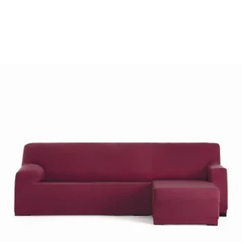 Right short arm chaise longue cover Eysa BRONX Burgundy...