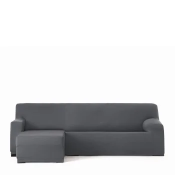 Right short arm chaise longue cover Eysa BRONX Dark grey...