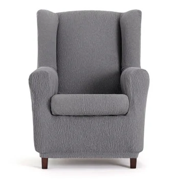 Armchair slipcovers Eysa TROYA Grey 80 x 100 x 90 cm