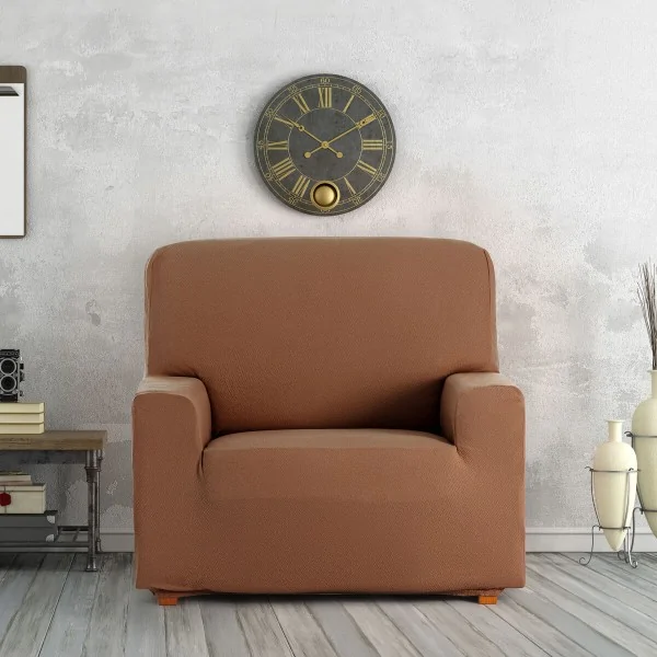 Armchair slipcovers Eysa BRONX Brown 70 x 110 x 110 cm