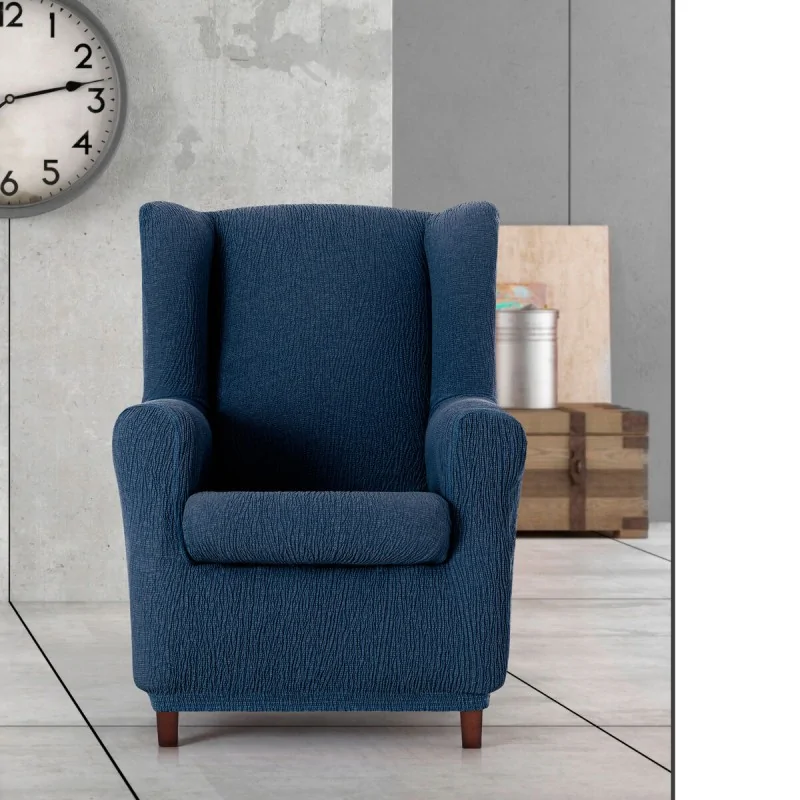 Armchair slipcovers Eysa TROYA Blue 80 x 100 x...