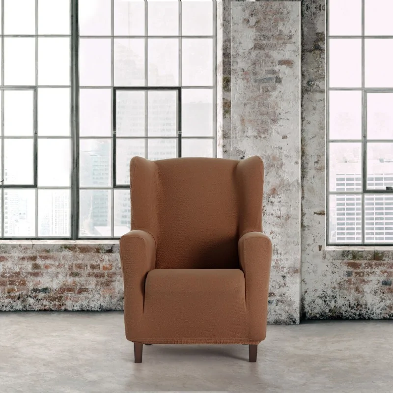 Armchair slipcovers Eysa BRONX Brown 80 x 100 x...