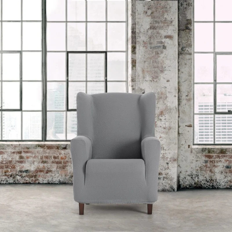 Armchair slipcovers Eysa BRONX Grey 80 x 100 x...