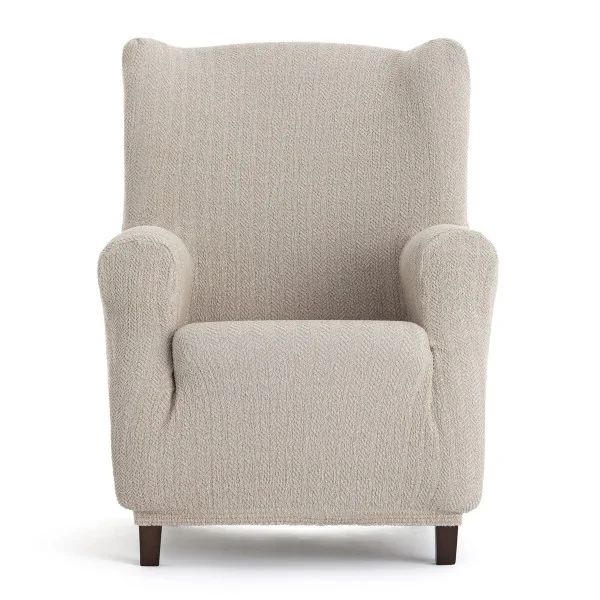 Armchair slipcovers Eysa JAZ Beige 80 x 120 x 100 cm