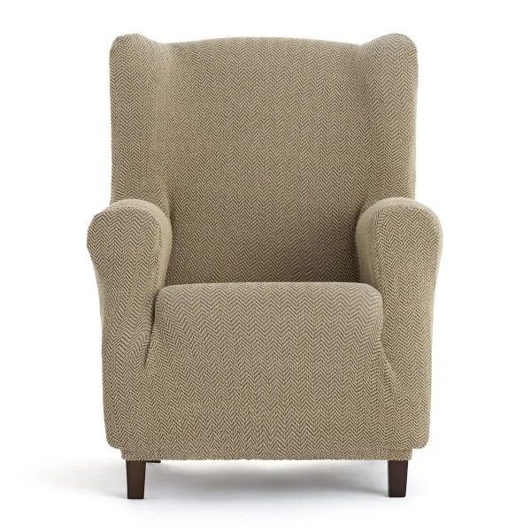 Armchair slipcovers Eysa JAZ Beige 80 x 120 x 100 cm