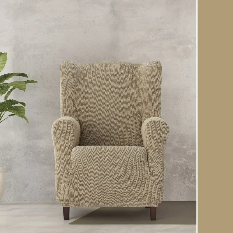 Armchair slipcovers Eysa JAZ Beige 80 x 120 x...
