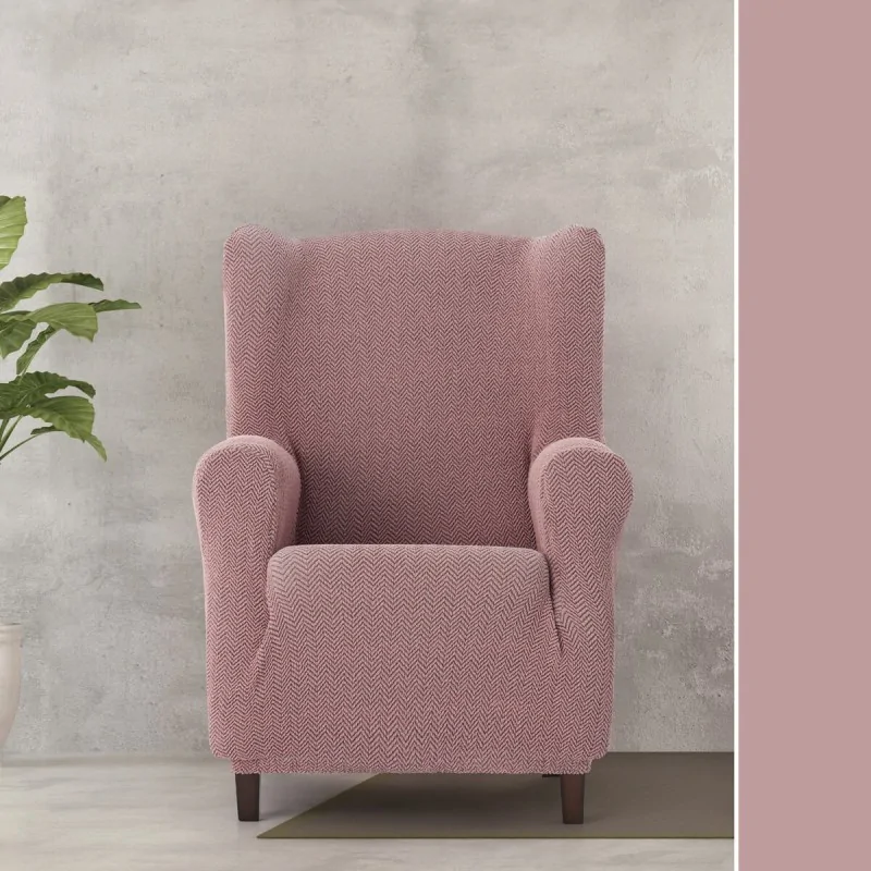 Armchair slipcovers Eysa JAZ Pink 80 x 120 x...