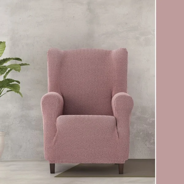 Armchair slipcovers Eysa JAZ Pink 80 x 120 x 100 cm
