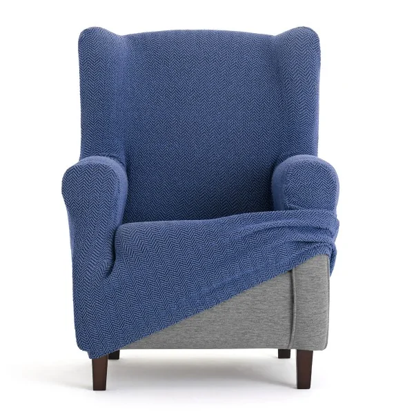 Armchair slipcovers Eysa JAZ Blue 80 x 120 x 100 cm