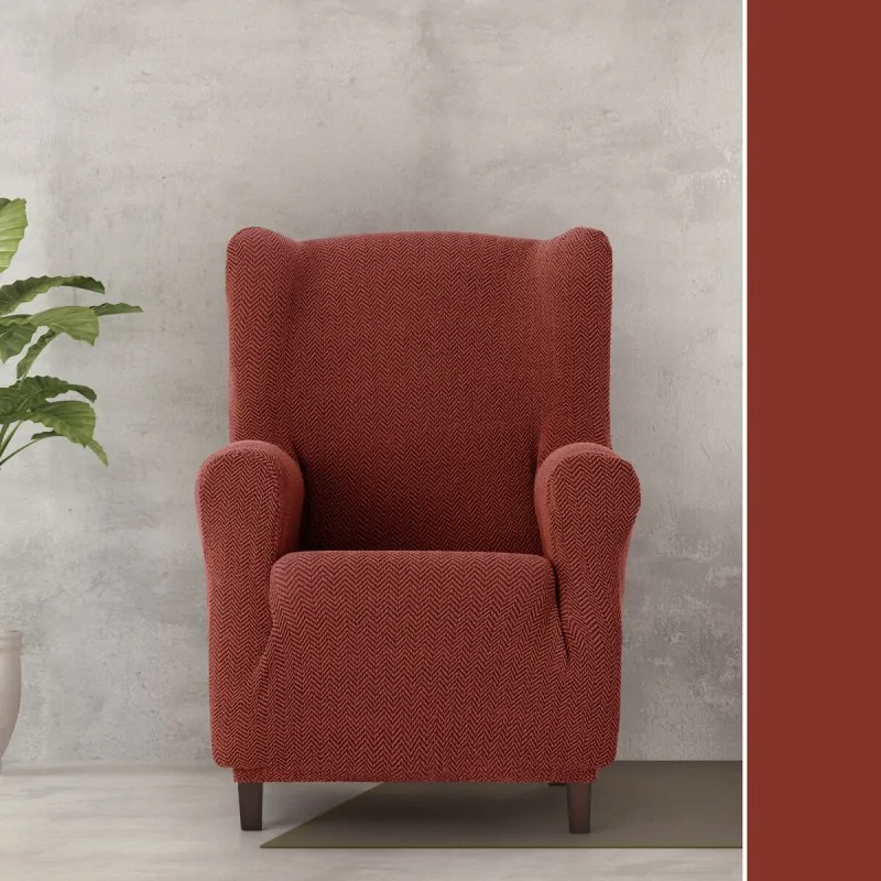 Armchair slipcovers Eysa JAZ Brown 80 x 120 x...