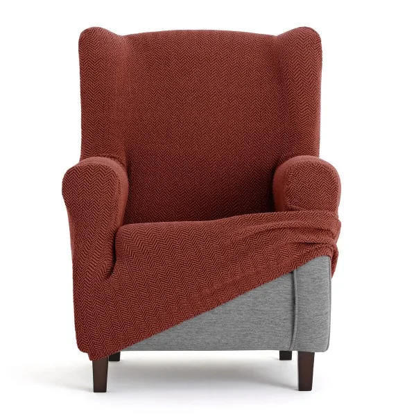 Armchair slipcovers Eysa JAZ Brown 80 x 120 x 100 cm