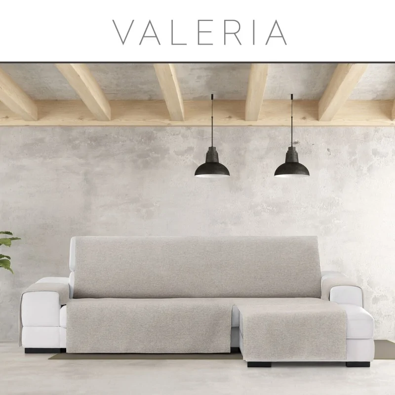 Sofa Cover Eysa VALERIA Light grey 100 x 110 x...
