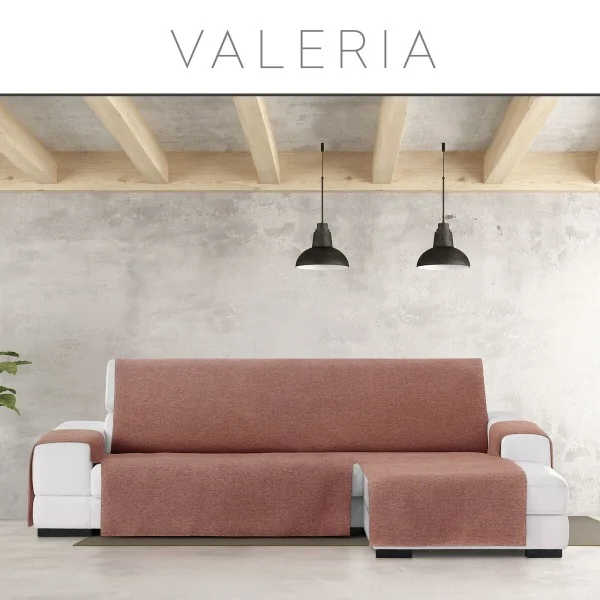 Sofa Cover Eysa VALERIA Terracotta 100 x 110 x 240 cm