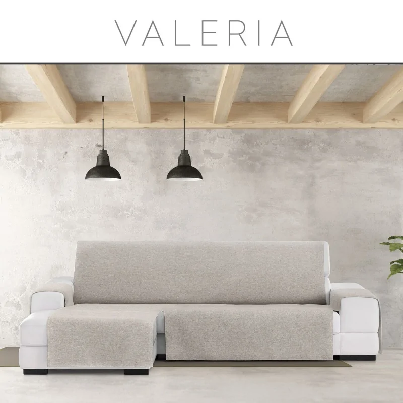 Sofa Cover Eysa VALERIA Light grey 100 x 110 x...