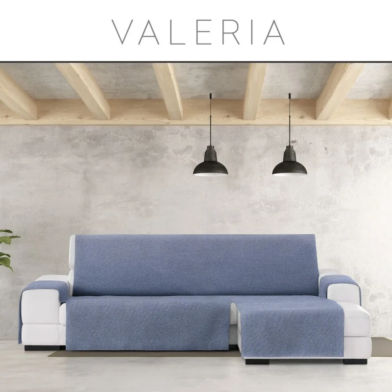 Sofa Cover Eysa VALERIA Blue 100 x 110 x 290 cm