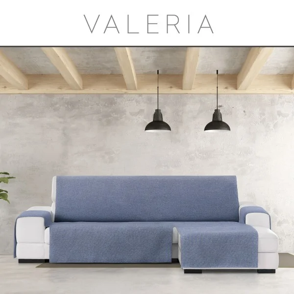 Sofa Cover Eysa VALERIA Blue 100 x 110 x 290 cm