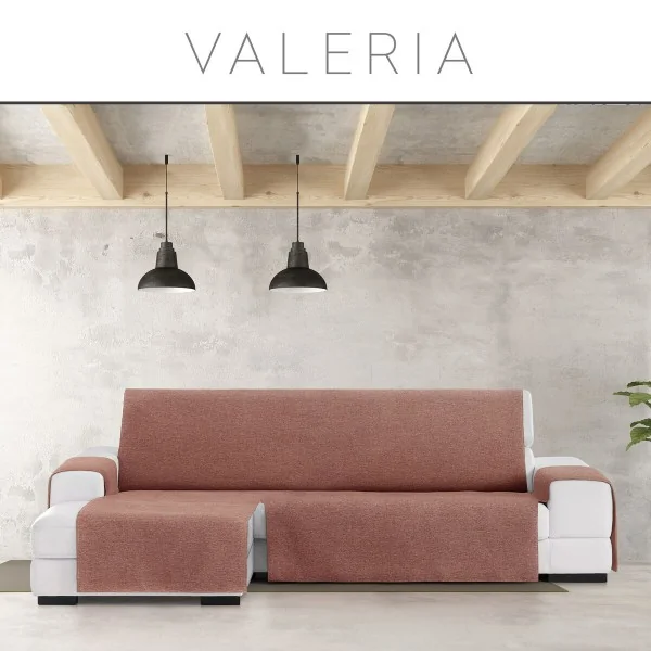Sofa Cover Eysa VALERIA Terracotta 100 x 110 x 290 cm