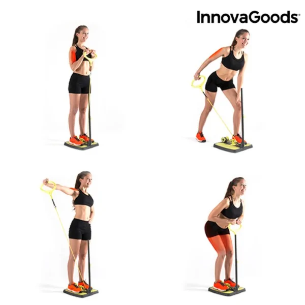 Buttocks & Legs Fitness Platform with Exercise Guide InnovaGoods IG117209 Exercise guide Comprehensive training (Refurbished B)