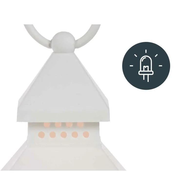 LED Lantern Plastic 10,5 x 27,5 x 10,5 cm (15...