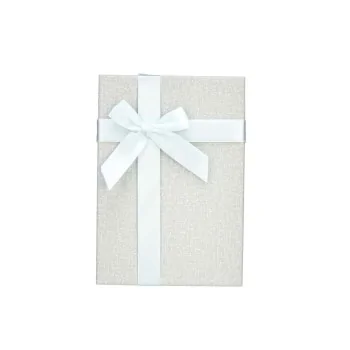 Set of decorative boxes Light grey Cardboard Lasso 3 Pieces 2
