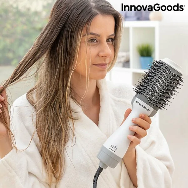 Ionic Dryer and Volumising Brush Volumio InnovaGoods .. 1000W Aluminium (Refurbished A)