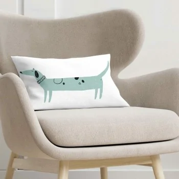 Cushion cover Kids&Cotton Huali C White 30 x 50 cm 2