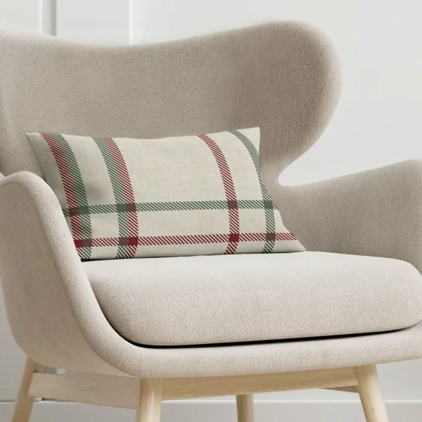 Cushion cover Muaré Christmas Multicolour 30 x 50 cm