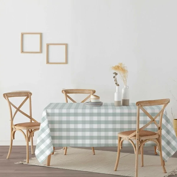Stain-proof tablecloth Belum 200 x 140 cm Green Frames