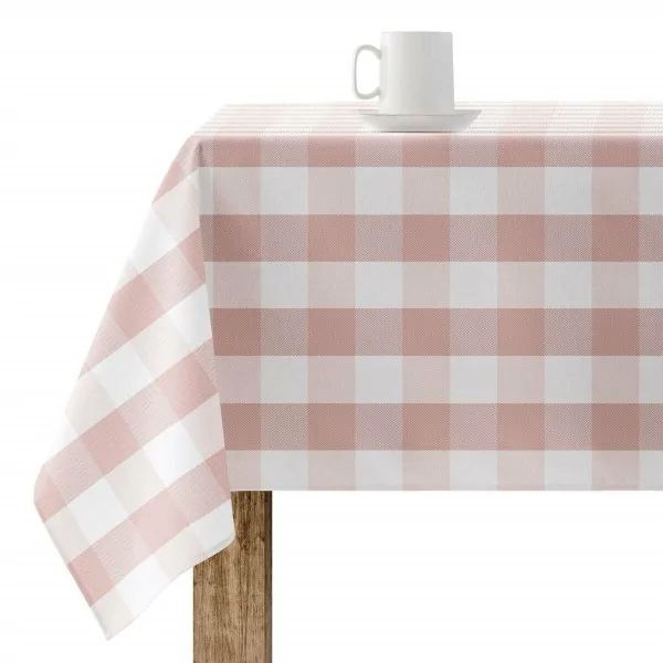 Stain-proof tablecloth Belum 200 x 140 cm Pink Frames