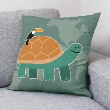 Cushion cover Kids&Cotton Maui A White 50 x 50 cm 2