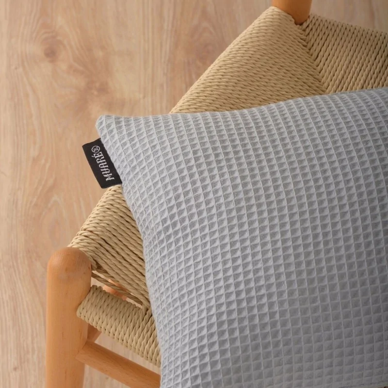 Cushion cover Belum Waffle Grey 30 x 50 cm