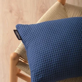 Cushion cover Belum Waffle Blue 30 x 50 cm 2