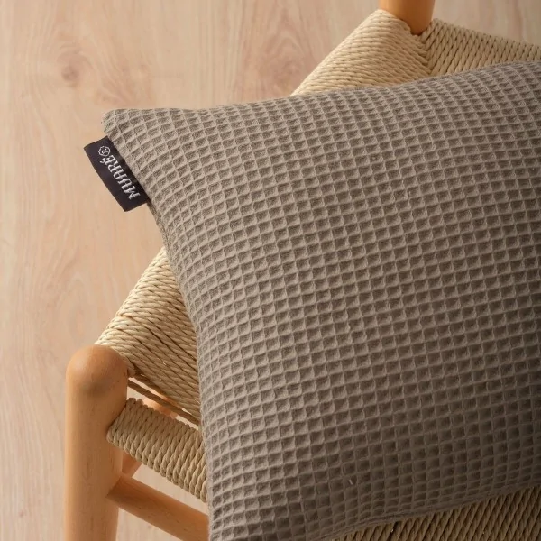 Cushion cover Belum Waffle Walnut 50 x 50 cm