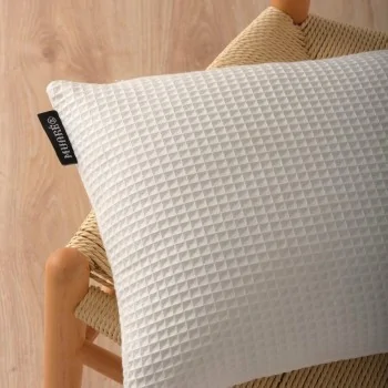 Cushion cover Belum Waffle Natural 30 x 50 cm 2