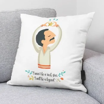 Cushion cover Decolores Rock Star Multicolour 50 x 50 cm 2