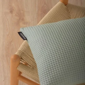 Cushion cover Belum Waffle Green 50 x 50 cm 2
