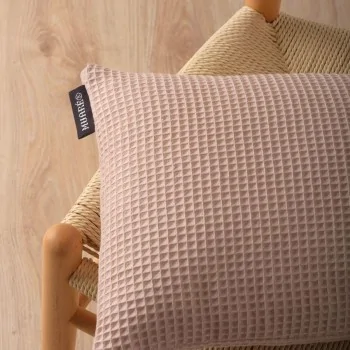 Cushion cover Belum Waffle Pink 50 x 50 cm 2