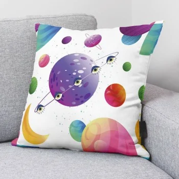 Cushion cover Decolores Cosmos B Multicolour 50 x 50 cm 2