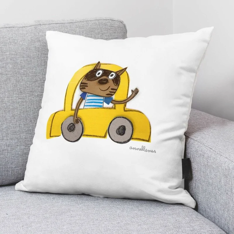 Cushion cover Decolores Groc Multicolour 50 x...