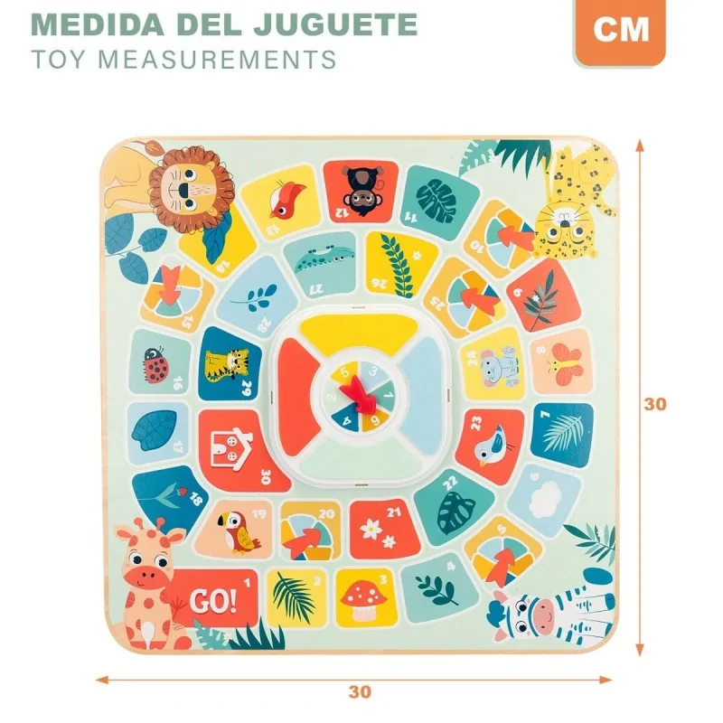 Parchís and Oca Board Woomax Zookabee 30 x 3 x...