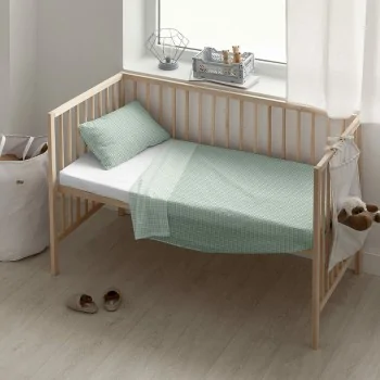 Bedding set Kids&Cotton Vichy Mint 120 x 180 cm