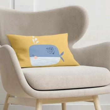 Cushion cover Kids&Cotton Malu C Yellow 30 x 50 cm 2