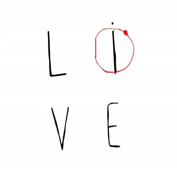 Nordic cover Decolores Love Multicolour 140 x 200 cm