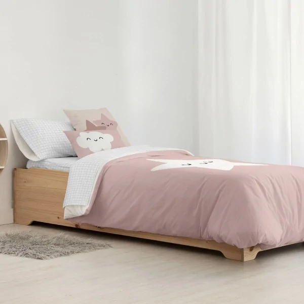 Nordic cover Kids&Cotton Nadir Pink 180 x 240 cm