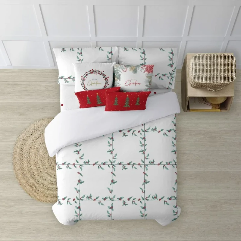 Nordic cover Decolores White Christmas 1 Multicolour 140 x 200 cm