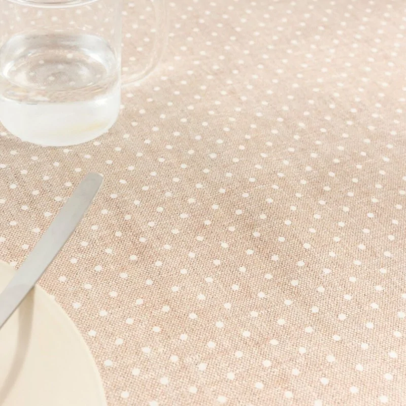 Stain-proof tablecloth Belum Plumeti White 100...