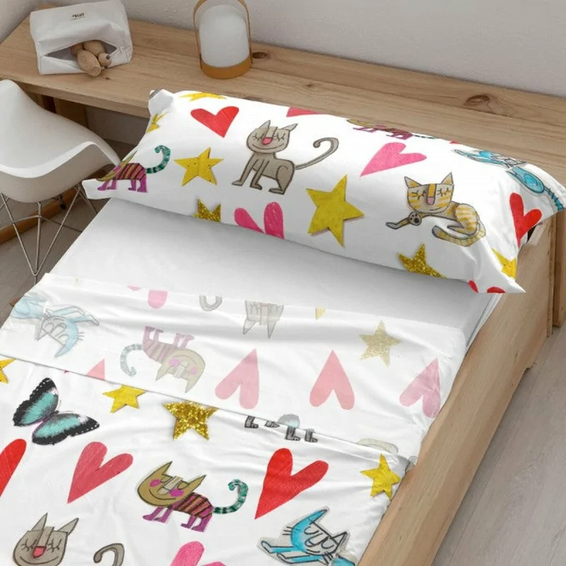 Bedding set Decolores Gatets de Anna Llenas...