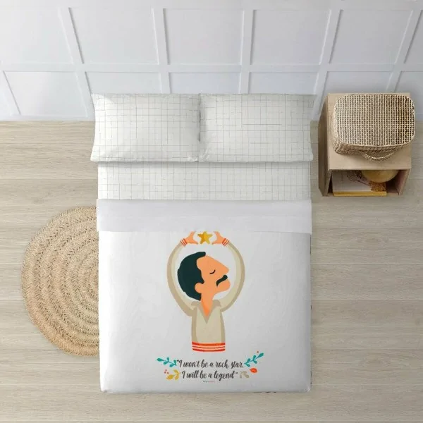 Bedding set Decolores Rock Star Multicolour 260 x 270 cm